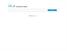 Tablet Screenshot of ix.sk